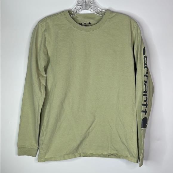 Carhartt Green Loose Fit Long Sleeve Shirt Size XS - Picture 1 of 9